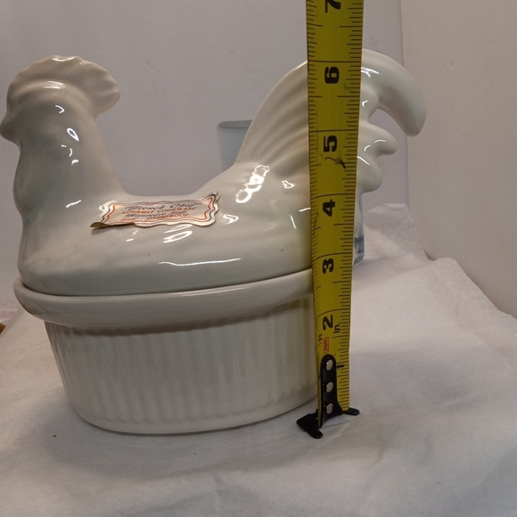 French Chef Gourmet Cookware Rooster Gravy Server California Pottery Ovenproof - Picture 8 of 11